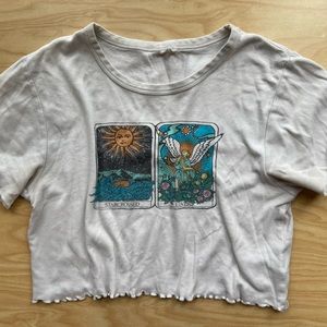 Urban Outfitters Astrology Boho Hippie Crop Top